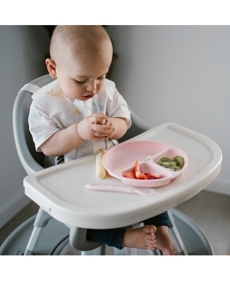 Babyono lėkštutė silikoninė neslystanti rožinė 1482/02