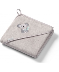 BabyOno rankšluostis su gobtuvu bambukinis 100x100 pilkas 346/06