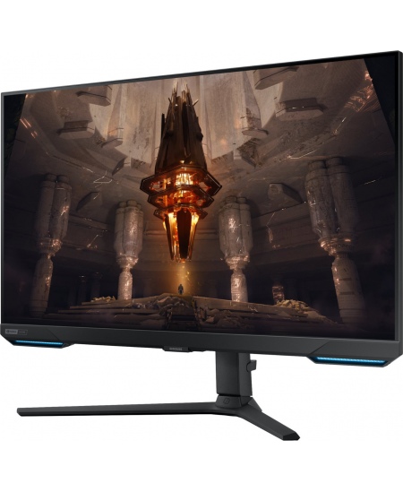 Samsung Flat Monitor LS32BG700EUXEN 32 ", IPS, UHD, 3840 x 2160, 16:9, 1 ms, 300 cd/m², Black, 144 Hz, HDMI ports quantity