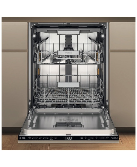 Whirlpool Dishwasher | W7I HF60 TU | Built-in | Width 59.8 cm | Number of place settings 15 | Number of programs 8 | Energy effi