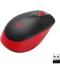 Logitech | Full size Mouse | M190 | Wireless | USB | Red