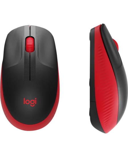 Logitech | Full size Mouse | M190 | Wireless | USB | Red