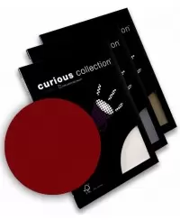 Dekoratyvinis popierius CURIOUS METALLICS Red Lacquer, 120 g/m2, A4, 50 lapų