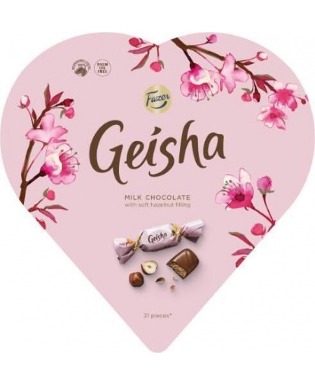 Pieninio šokolado saldainiai GEISHA, 225g