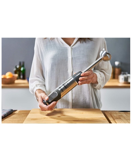 TEFAL Blender Quickchef 2-in-1  HB659838 Hand Blender, 1000 W, Number of speeds 20, Turbo mode, Chopper, Stainless steel