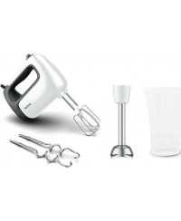 TEFAL | Hand Mixer | PrepMix+ HT462138 | Hand Mixer | 500 W | Number of speeds 5 | Turbo mode | White