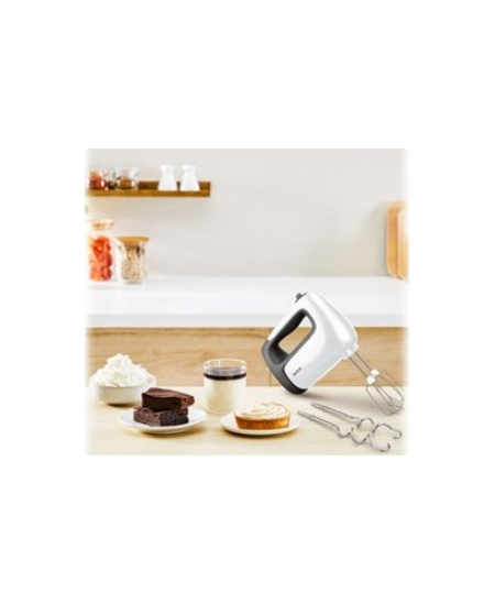 TEFAL | Hand Mixer | PrepMix+ HT462138 | Hand Mixer | 500 W | Number of speeds 5 | Turbo mode | White