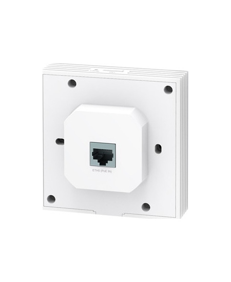 TP-LINK AX3000 Wall Plate WiFi 6 Access Point | EAP650-Wall | 802.11ax | 2.4 GHz/5 GHz | 10/100/1000 Mbit/s | Ethernet LAN (RJ-4