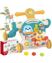 WOOPIE BABY Pchacz Chodzik Stolik Edukacyjny Hulajnoga Jeździk 4w1