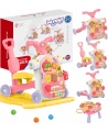WOOPIE BABY Chodzik 5w1 Multifunkcyjny Różowy 1+