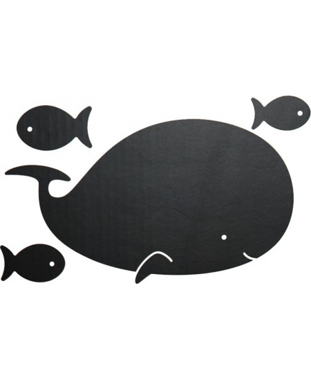 Juoda lipni kreidinė lenta Apli Kids „Banginis“