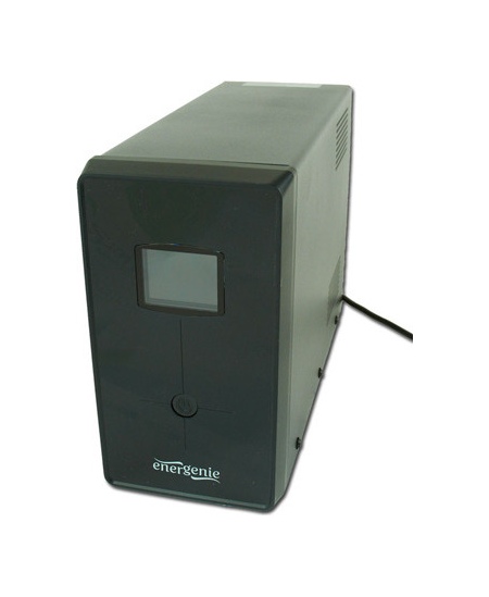 EnerGenie | UPS with USB and LCD display, Black | 1200 VA