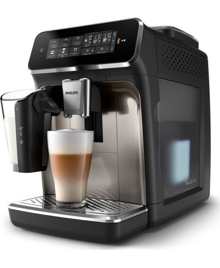 Philips Espresso Coffee Maker | EP3347/90 | Pump pressure 15 bar | Built-in milk frother | Automatic | 1500 W | Black