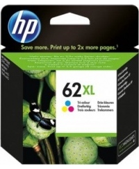 HP No.62XL (C2P07AE), trispalvė kasetė