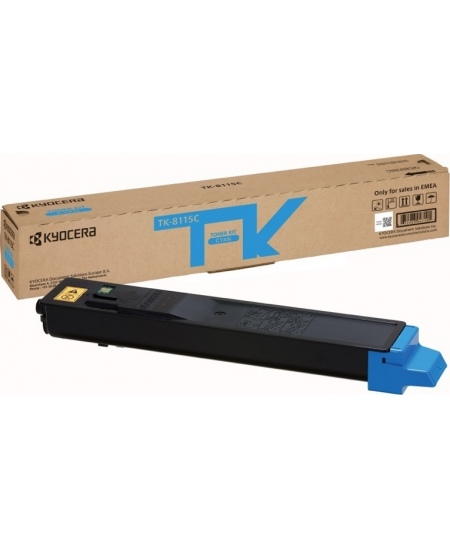 Kyocera TK-8115C Lazerinė kasetė, Žydra