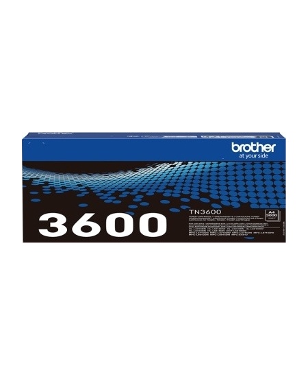 Brother TN-3600 (TN3600) Lazerinė kasetė, Juoda