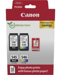 Canon PG-545/CL-546 (8287B008) Rašalinių kasečių komplektas, BK/CMY