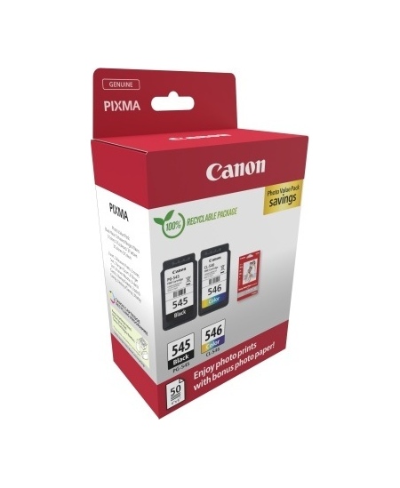 Canon PG-545/CL-546 (8287B008) Rašalinių kasečių komplektas, BK/CMY