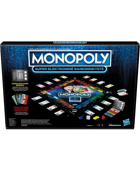 Žaidimas MONOPOLY „Monopolis: super elektroninė bankininkystė“, LT