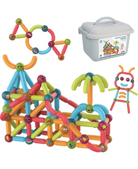 WOOPIE Magnetyczne Klocki Konstrukcyjne Edukacyjne 128 el.