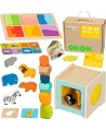 TOOKY TOY Box Pudełko XXL Montessori Edukacyjne 7w1 Sensoryczne 31-36 Mies.