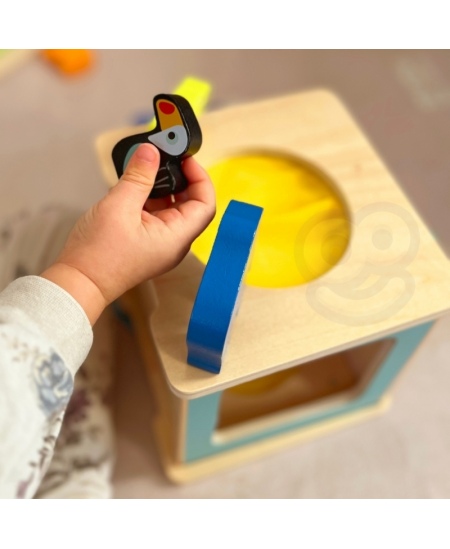 TOOKY TOY Box Pudełko XXL Montessori Edukacyjne 7w1 Sensoryczne 31-36 Mies.