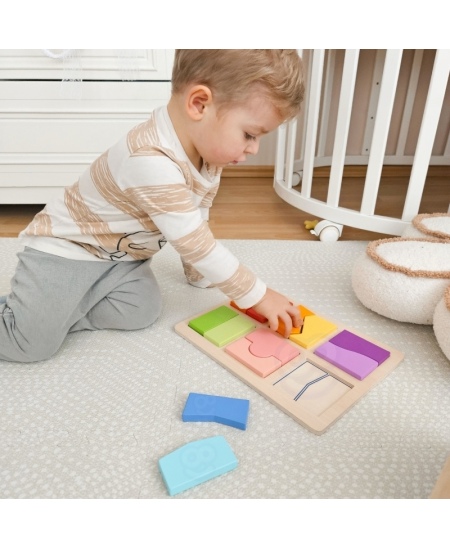 TOOKY TOY Box Pudełko XXL Montessori Edukacyjne 7w1 Sensoryczne 31-36 Mies.