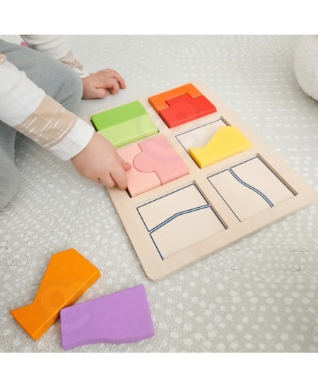 TOOKY TOY Box Pudełko XXL Montessori Edukacyjne 7w1 Sensoryczne 31-36 Mies.