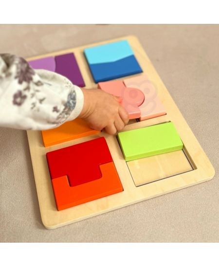 TOOKY TOY Box Pudełko XXL Montessori Edukacyjne 7w1 Sensoryczne 31-36 Mies.