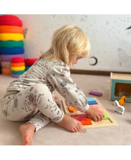 TOOKY TOY Box Pudełko XXL Montessori Edukacyjne 7w1 Sensoryczne 31-36 Mies.