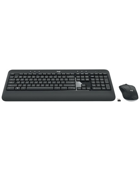 Logitech | MK540 Advanced | Keyboard and Mouse Set | Wireless | Mouse included | Batteries included | US | Black | USB | Wireles