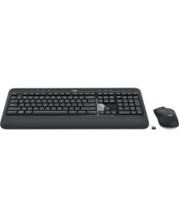 Logitech | MK540 Advanced | Keyboard and Mouse Set | Wireless | Mouse included | Batteries included | US | Black | USB | Wireles
