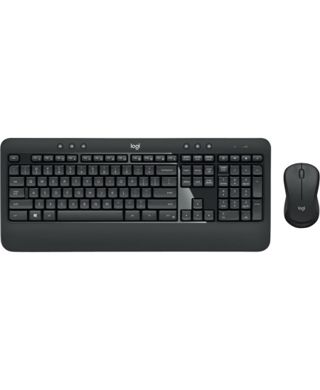 Logitech | MK540 Advanced | Keyboard and Mouse Set | Wireless | Mouse included | Batteries included | US | Black | USB | Wireles