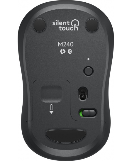 Logitech Silent Mouse | M240 | Wireless | Bluetooth | Graphite