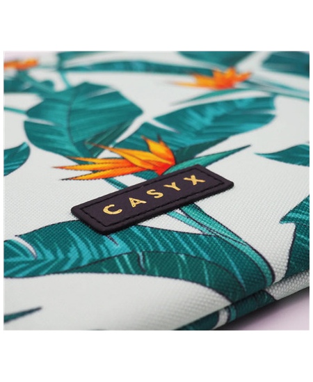Casyx for MacBook SLVS-000008 Fits up to size 13 ”/14 ", Sleeve, Birds of Paradise, Waterproof