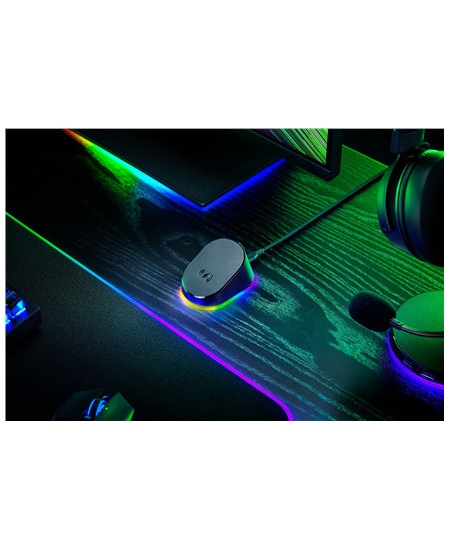 Razer Mouse Dock Pro + Wireless Charging Puck Bundle RGB LED light, USB, Wireless, Black