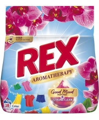 Skalbimo milteliai "REX AROMATHERAPY Color" 18 skalbimų