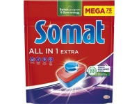 Indaplovių tabletės "SOMAT All in One Extra" 75vnt.