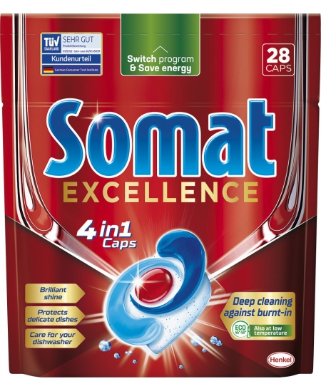 Indaplovių kapsulės "SOMAT Excellence" 28vnt