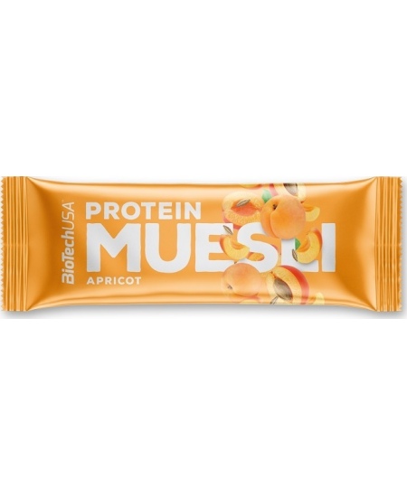 Baltyminis batonėlis BioTechUSA Muesli Bar, su abrikosais, 30 g