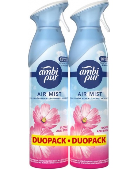 Purškiamas oro gaiviklis AMBIPUR Flowers & Spring, 2x185ml