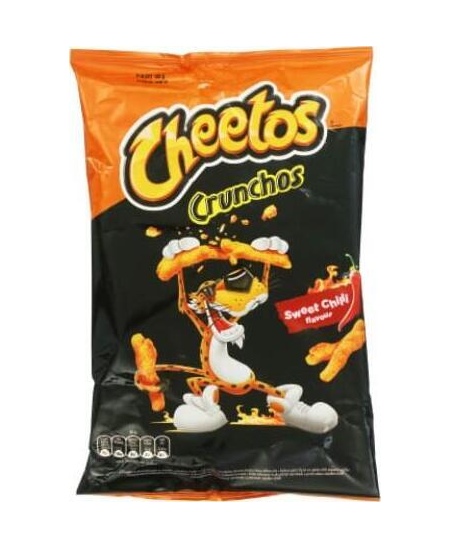 Kukurūzų užkandis CHEETOS, saldžiųjų čili pipirų skonio, 165g.