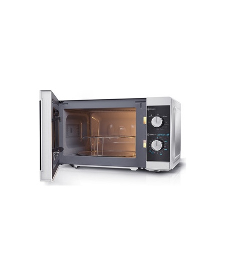 Sharp | Microwave Oven with Grill | YC-MG01E-S | Free standing | 800 W | Grill | Silver