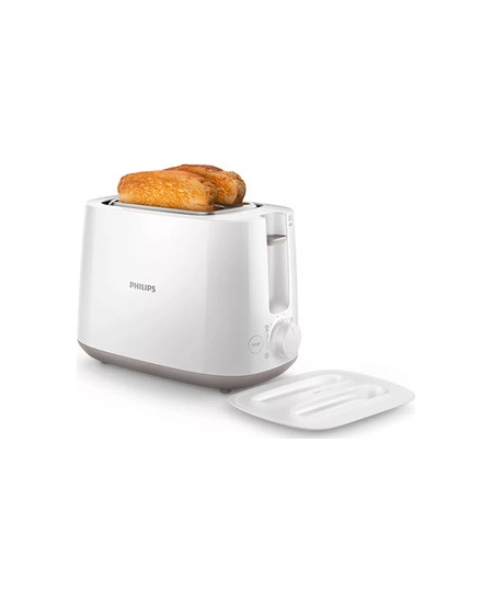 Philips | Toaster | HD2582/00 | Power 760 - 900 W | Number of slots 2 | Housing material Plastic | White