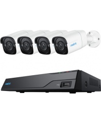 Reolink | Super HD Security Camera System | NVS8-5MB4 | Bullet | 5/4 MP | f=4.0mm fixed; F=2.0 | Power over Ethernet (PoE) | IP6