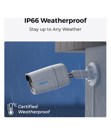 Reolink | Super HD Security Camera System | NVS8-5MB4 | Bullet | 5/4 MP | f=4.0mm fixed; F=2.0 | Power over Ethernet (PoE) | IP6