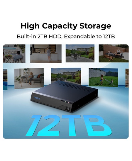 Reolink | Super HD Security Camera System | NVS8-5MB4 | Bullet | 5/4 MP | f=4.0mm fixed; F=2.0 | Power over Ethernet (PoE) | IP6