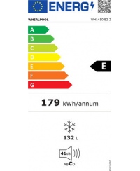 Whirlpool Freezer | WH1410 E2 2 | Energy efficiency class E | Upright | Free standing | Height 86.5 cm | Total net capacity 132 