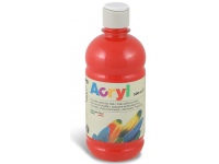 Akriliniai dažai PRIMO, raudonos spalvos, 500 ml