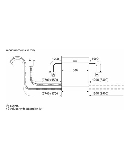 SMV6ZCX06E | Built-in | Width 60 cm | Number of place settings 14 | Number of programs 8 | Energy efficiency class B | Display |